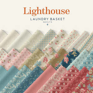 Laundry Basket Fabric - Lighthouse- by Edyta Sitar