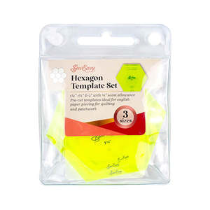 Paper Piecing - Hexagon Templates - SewEasy