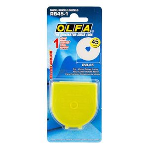 Rotary Cutters Blades Cutting Mats Rulers: OLFA - 45mm REPLACEMENT BLADE STRAIGHT 1PC RB45-1