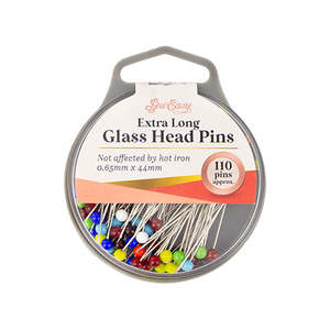 SewEasy Quilting Pins - Extra Long Glass Head