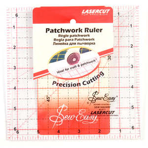 Patchwork Quilting: SewEasy Patchworking Ruler 6.5" x 6.5"