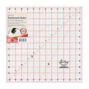Patchwork Quilting: SewEasy Patchworking Ruler 12.5" x 12.5"