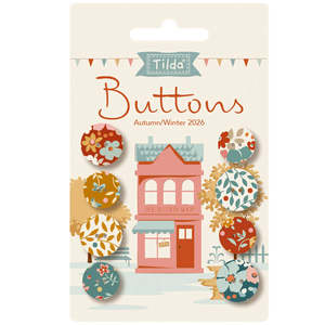 Patchwork Quilting: Buttons - By Tilda Fabrics - Village Life - Preorder Now, Shipping September