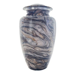 Products: Ceramic Adult Urn - Sand Pattern - Carried Away Coffins New Zealand