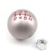 Round Style Aluminium 6 Speed Shift Knob - M10 thread