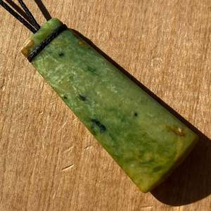 Marsden Flower Pounamu Toki Pendant