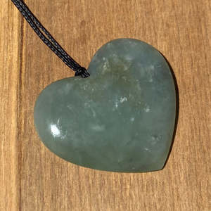 Inanga Pounamu Heart Pendant - Small