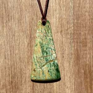 Marsden Flower Jade Pounamu Pendant