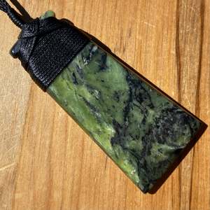 Pounamu Pendants: Douglas Creek Pounamu Toki Pendant