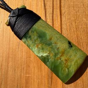 Marsden Flower Jade Pounamu Toki Pendant