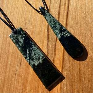 Toki & Roimata Pendant Set - Tangiwai