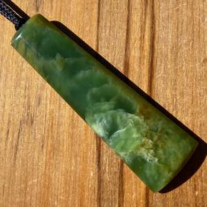 Marsden Flower Jade Pounamu Toki Pendant