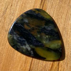 Douglas Creek Greenstone: Douglas Creek Pounamu Guitar Pick