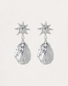 Jewellery: Molten Stars Earrings - Silver