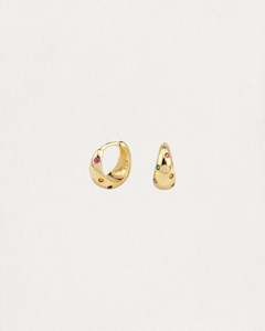 Pearls: Mira Earrings - Gold