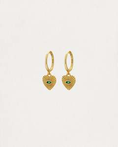 Corazon Golden Earrings