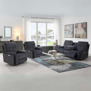 Lynx Velvet Recliner Lounge Suite
