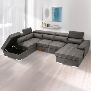 Lounge Suite: Luminor Sofa Bed with Chaise