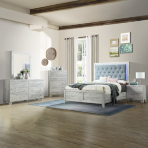 Bedroom Suite: Georgia 6 Piece Bedroom Suite