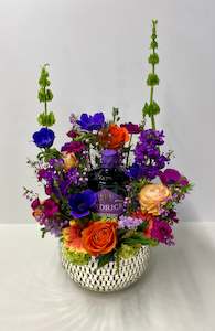 Alcohol: Tipsy Blooms | Deluxe designer bowl feat. Hendrick's / Moët & Chandon