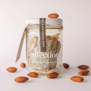 All Gifts: Dark Chocolate & Almond Toffee 200g | The Confectionist