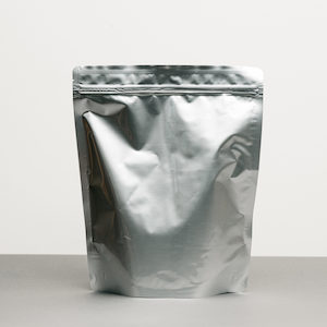 Products: 2.5kg Foil Stand Up Pouch + Ziplock