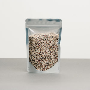 Products: Silver Back Stand Up Pouch + Ziplock & Tear Nicks 100g