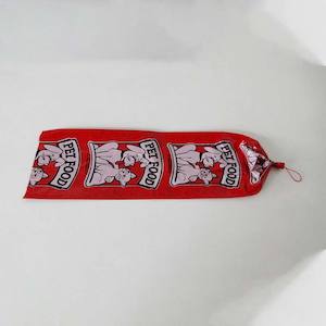 Products: 3kg Printed Pet Food Casing 155 x 560 + Red Loop