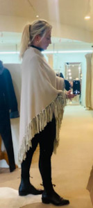 Poncho: TOLAGA BAY CASHMERE Poncho .. Exclusive to Cassis !!