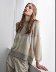 Knitwear: Transit two-tone sweater