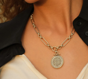 A C Oslo: A&C OSLO Coins Of Relief Necklace