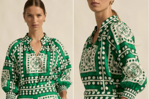 Shirts: INSPIRE TOP -PARROT SCARF