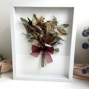 Everything: Floral shadow box 305mmx380mm