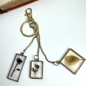Key Rings 1: Botanical Charm Keyring