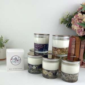 Candle: Floral Wax Candles