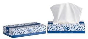 Flat Facial Tissues - Castle Supply