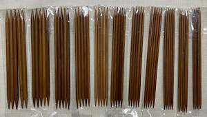 Accessories: Bamboo Double-Pointed Knitting Needles 13cm Sets of 5