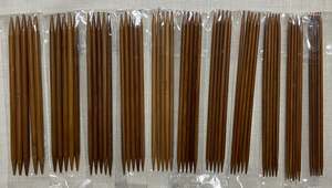 Accessories: Bamboo Double-Pointed Knitting Needles 13cm Sets of 5