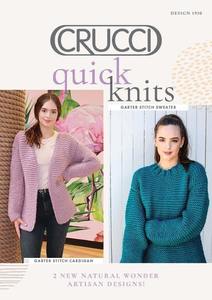 Crucci Chunky Knit Patterns: Crucci Pattern 1910 Quick Knits