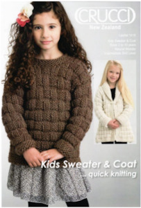 Crucci Pattern 1416 Kids' Sweater and Coat