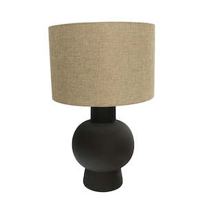 Lighting: CADENZA TABLE LAMP STONE NATURAL