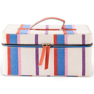 For Her: MALDIVES STRIPE TOILETRY CASE