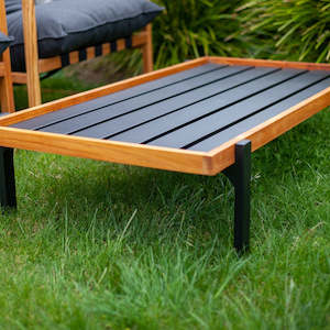 Outdoor: CORAL COFFEE TABLE TEAK ALUMINIUM