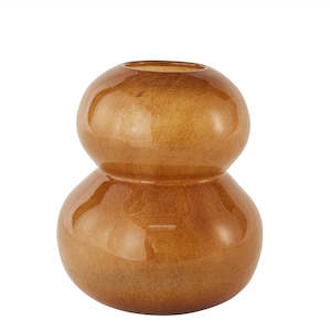 Vases: LASI VASE AMBER LARGE