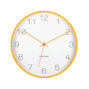 Clocks: JOY CLOCK OCHRE