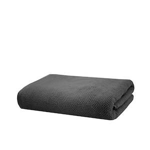 Towels: ANGOVE BATH TOWEL CHARCOAL