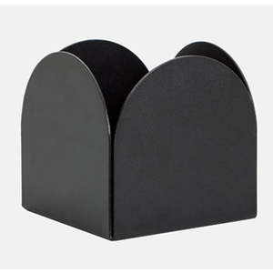 Planters: ARCH FOLD POT BLACK