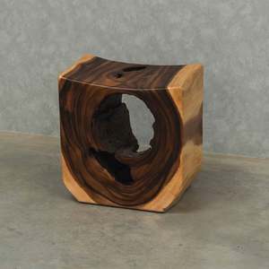 ORGANIC TEAK STOOL