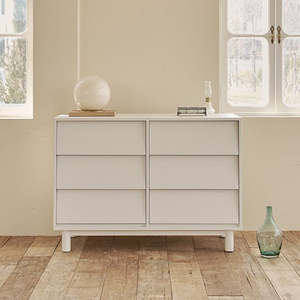 MORVEN 6 Drawers - Cream White
