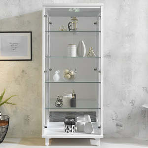 Display Units: MILLE Display Cabinet - White